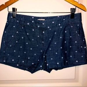 J Crew Polka Dot Shorts Sz 0